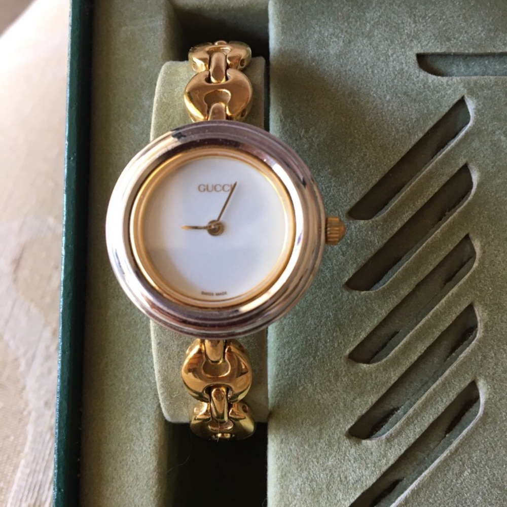 COPY - Vintage Gucci bezel watch gold